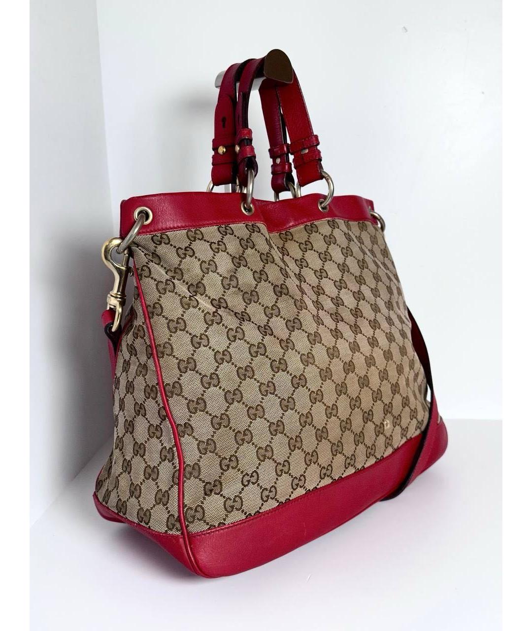 GUCCI Бежевая сумка тоут, фото 5