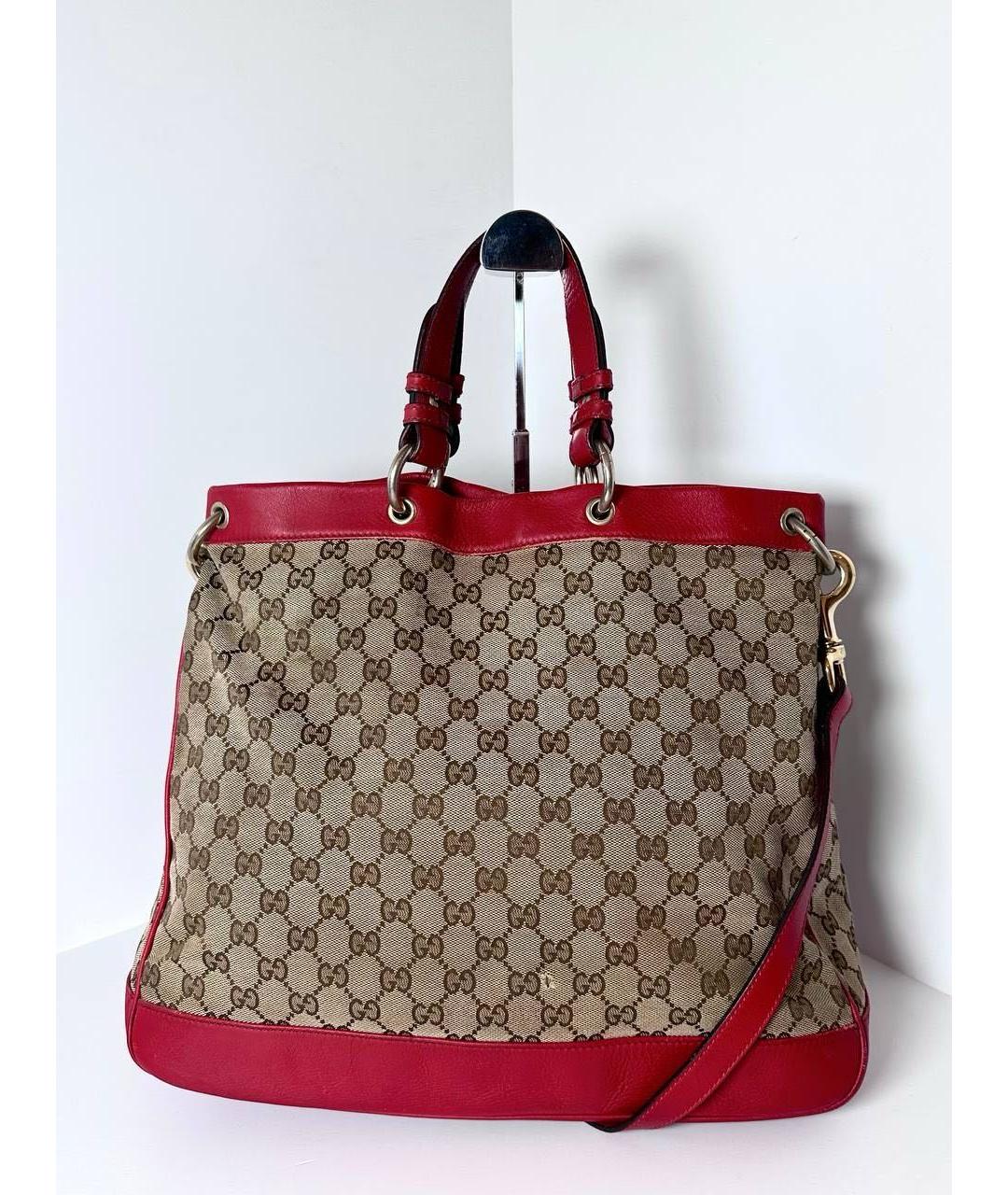 GUCCI Бежевая сумка тоут, фото 6