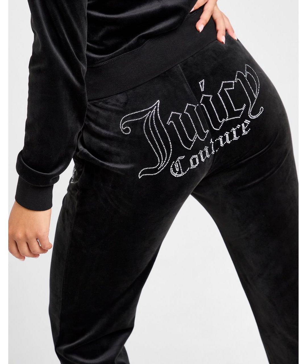 JUICY COUTURE Черный велюровый спортивные костюмы, фото 5