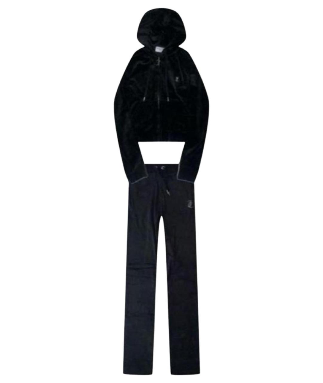 JUICY COUTURE Черный велюровый спортивные костюмы, фото 1