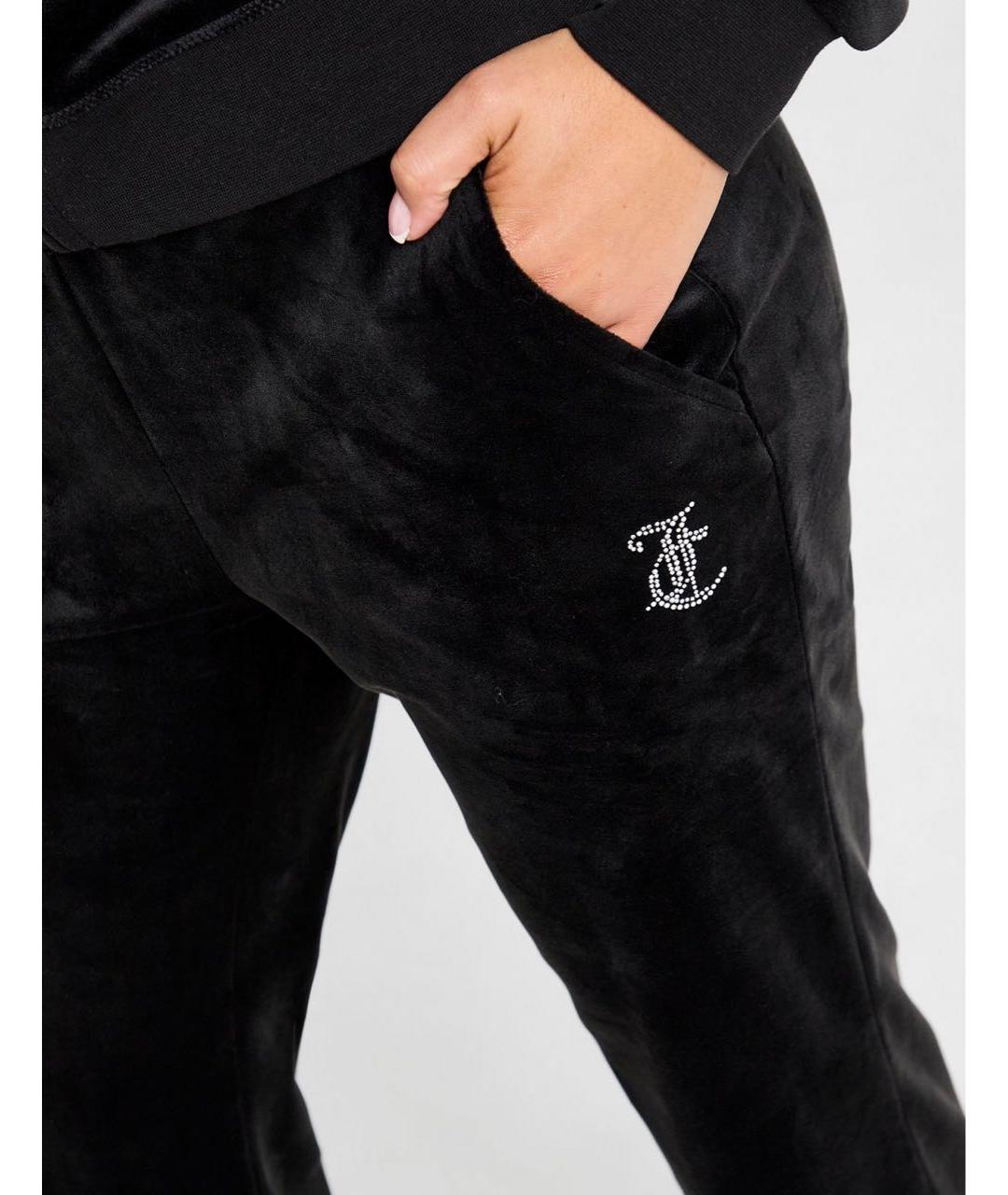 JUICY COUTURE Черный велюровый спортивные костюмы, фото 7