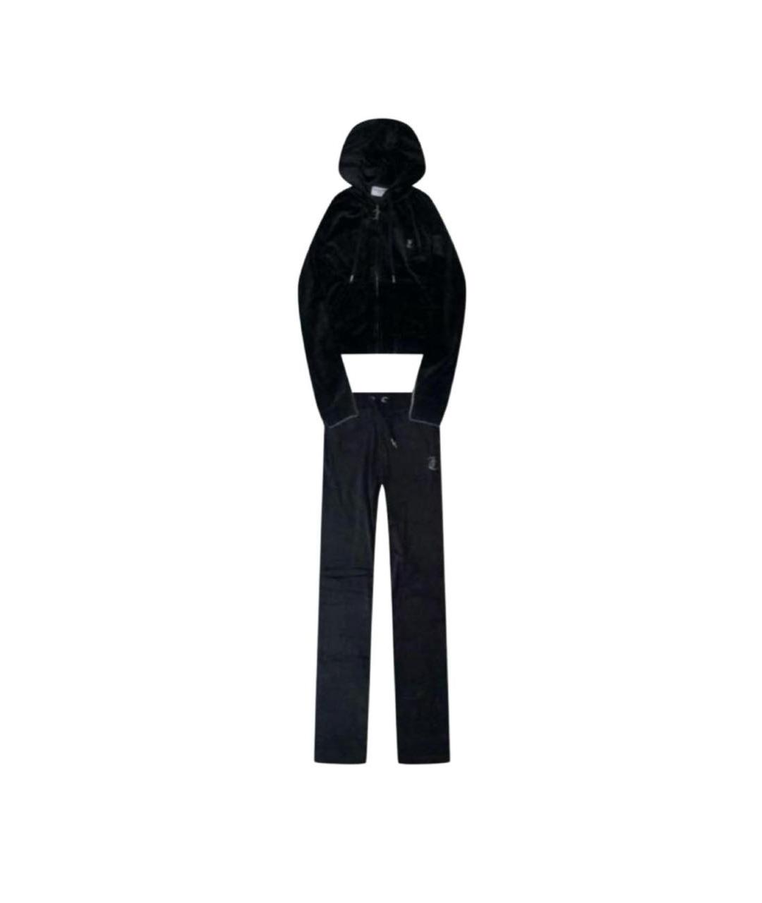 JUICY COUTURE Черный велюровый спортивные костюмы, фото 8