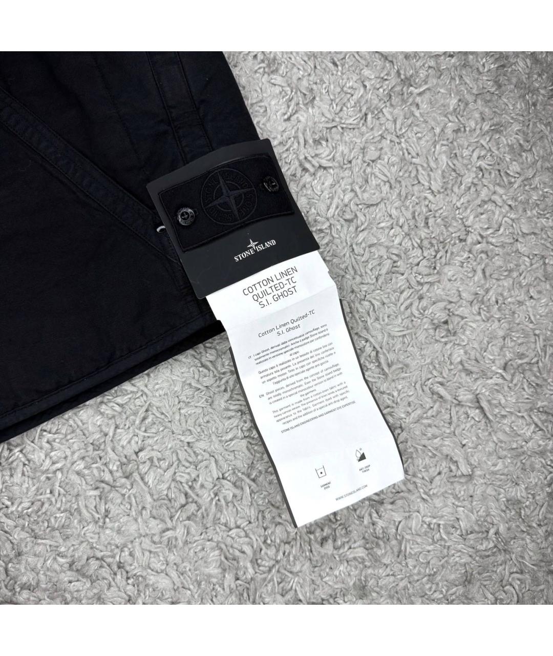 STONE ISLAND Черный жилет, фото 2