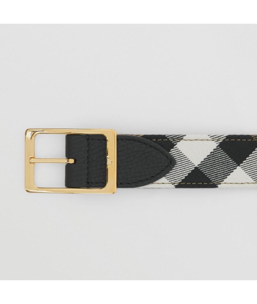 BURBERRY Бежевый кожаный ремень, фото 3