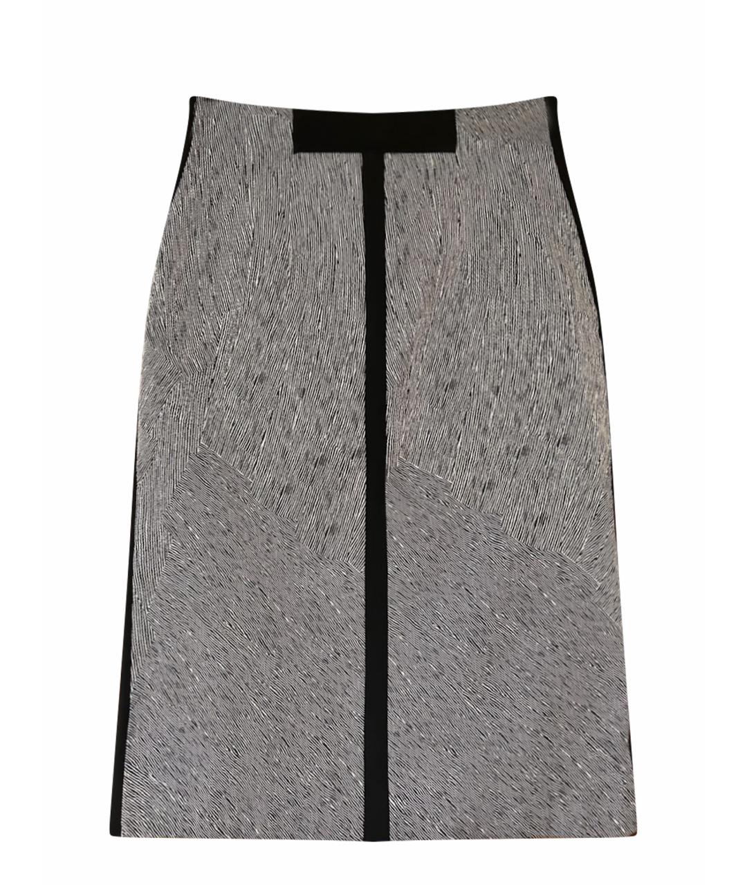 SPORTMAX Черная полиэстеровая юбка миди, фото 1