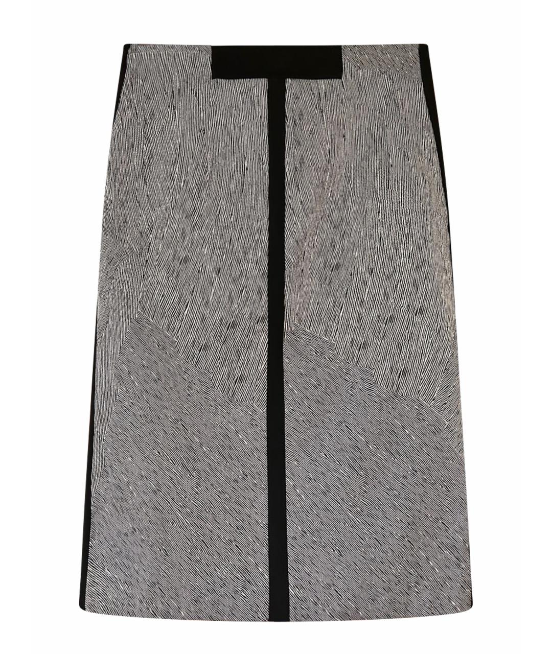 SPORTMAX Черная полиэстеровая юбка миди, фото 5
