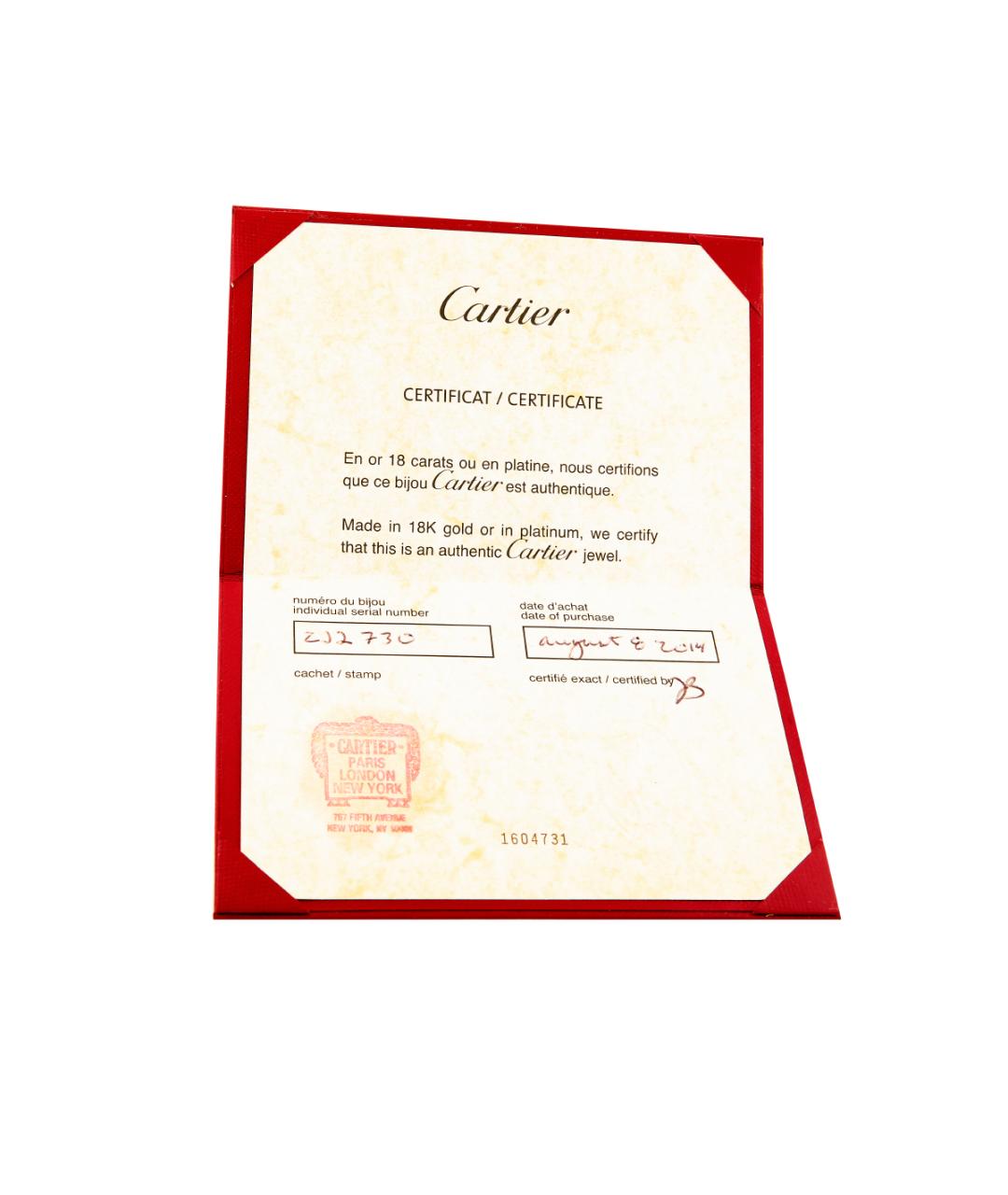 CARTIER Золотое колье из желтого золота, фото 2