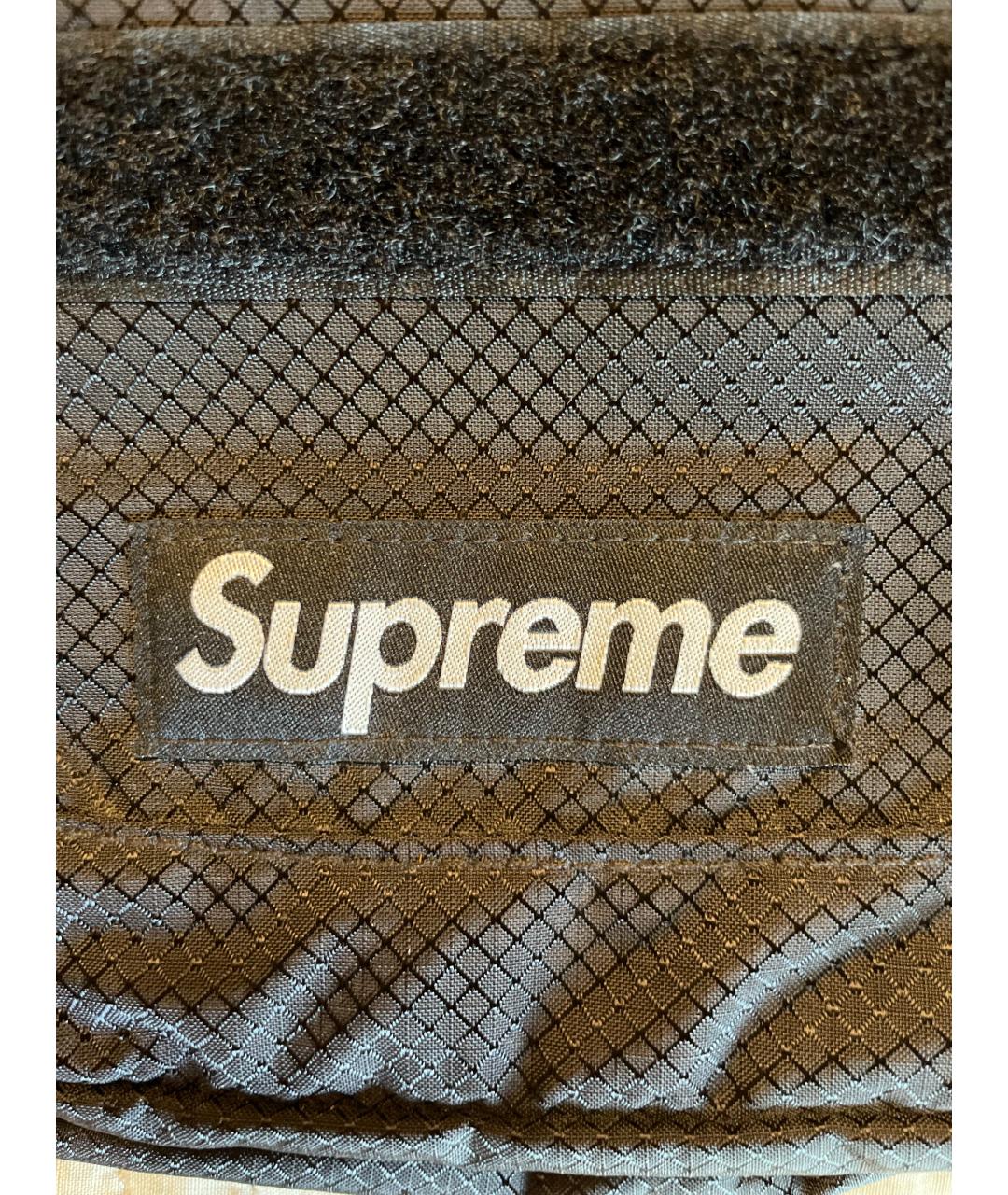 SUPREME Черная сумка на плечо, фото 6