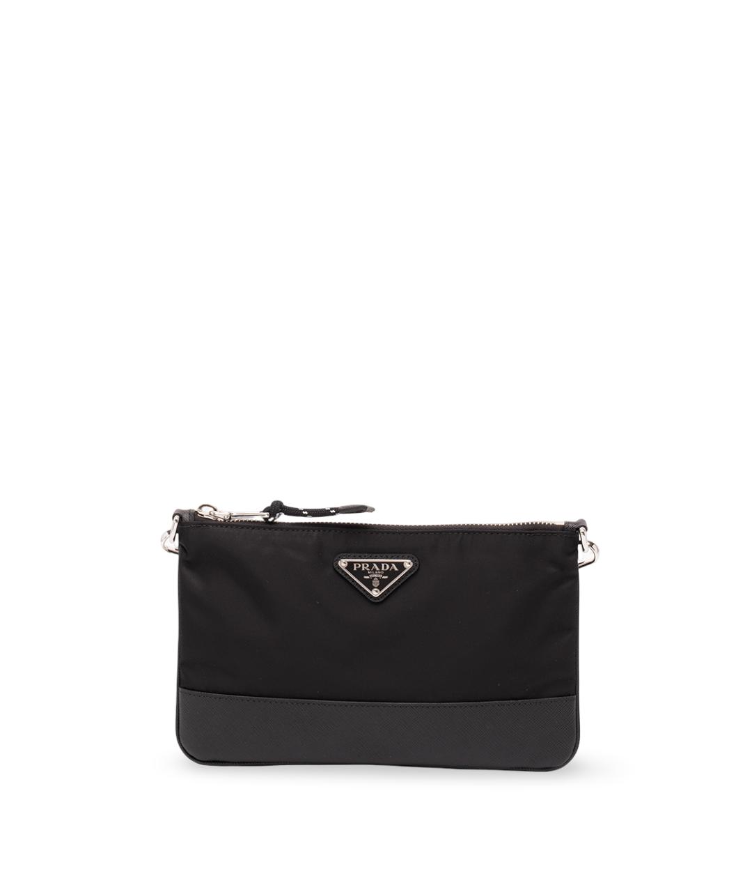 PRADA Черная синтетическая сумка на плечо, фото 1