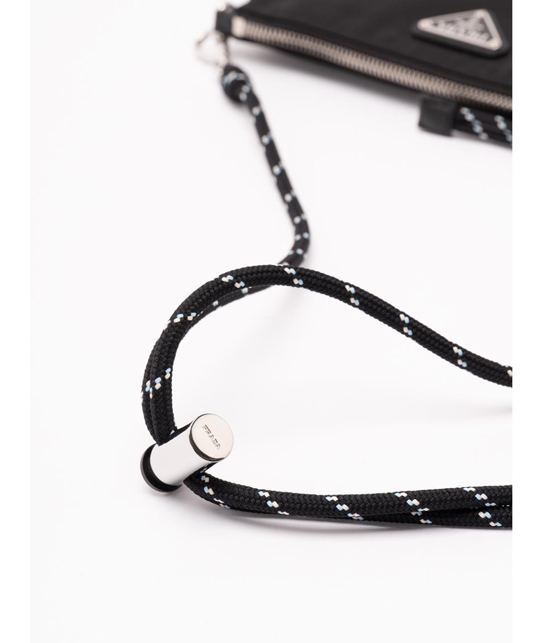 PRADA Черная синтетическая сумка на плечо, фото 4