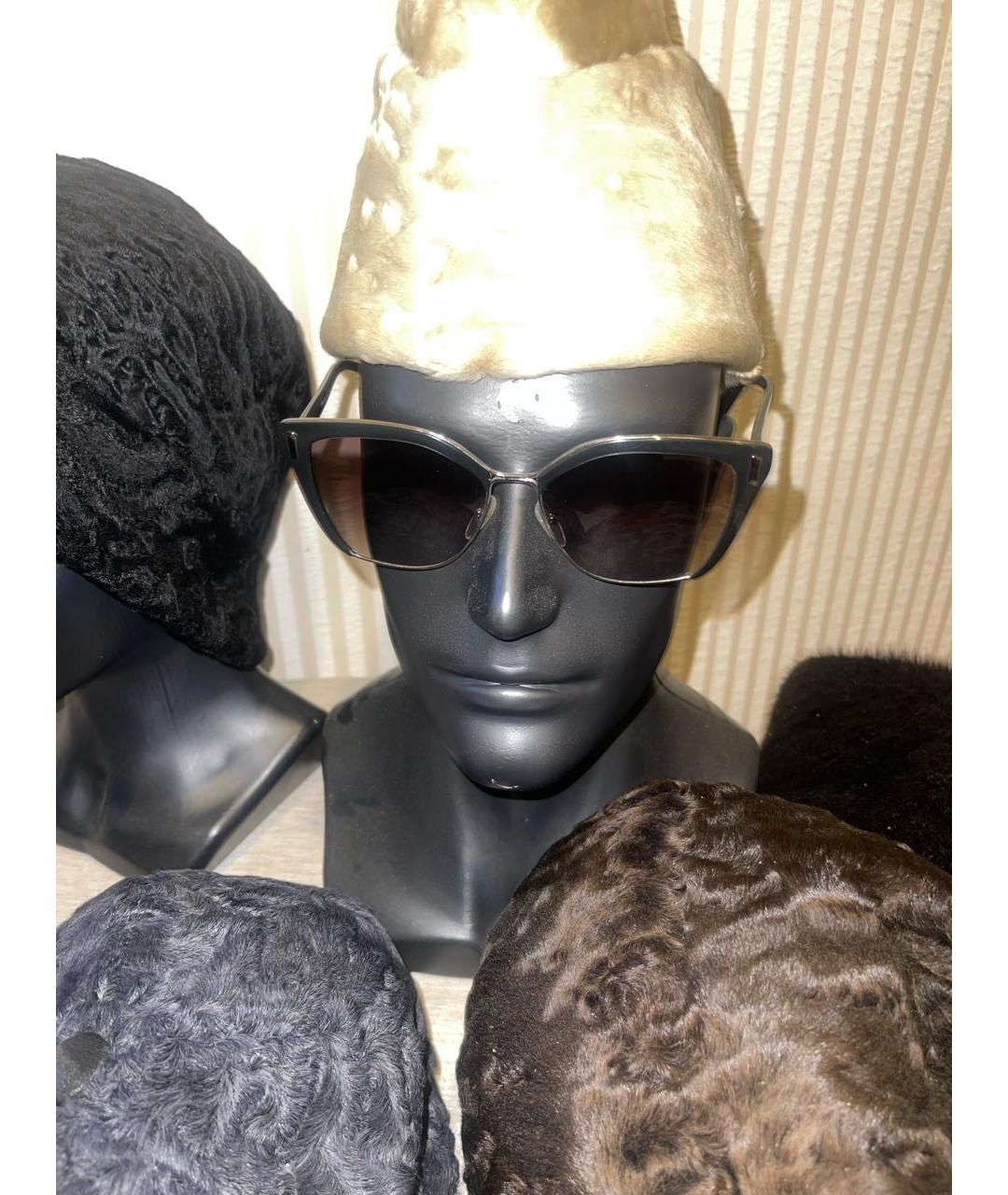 PRADA Черные пластиковые солнцезащитные очки, фото 3