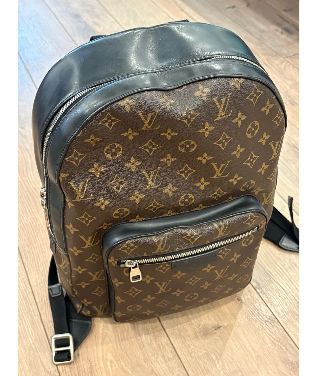 LOUIS VUITTON Коричневый рюкзак, фото 3