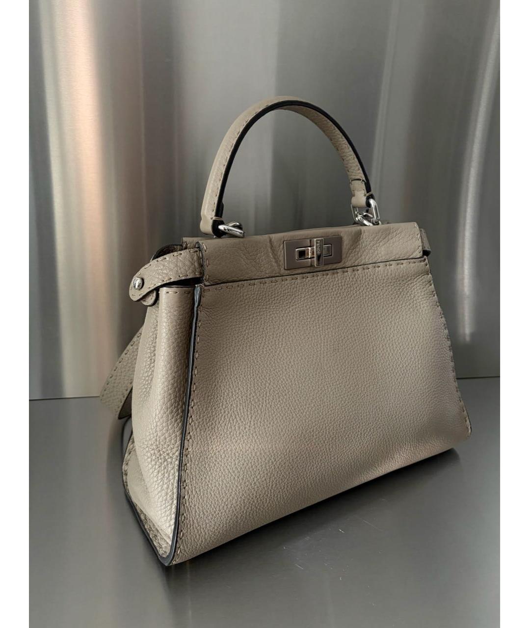 FENDI Кожаная сумка тоут, фото 2