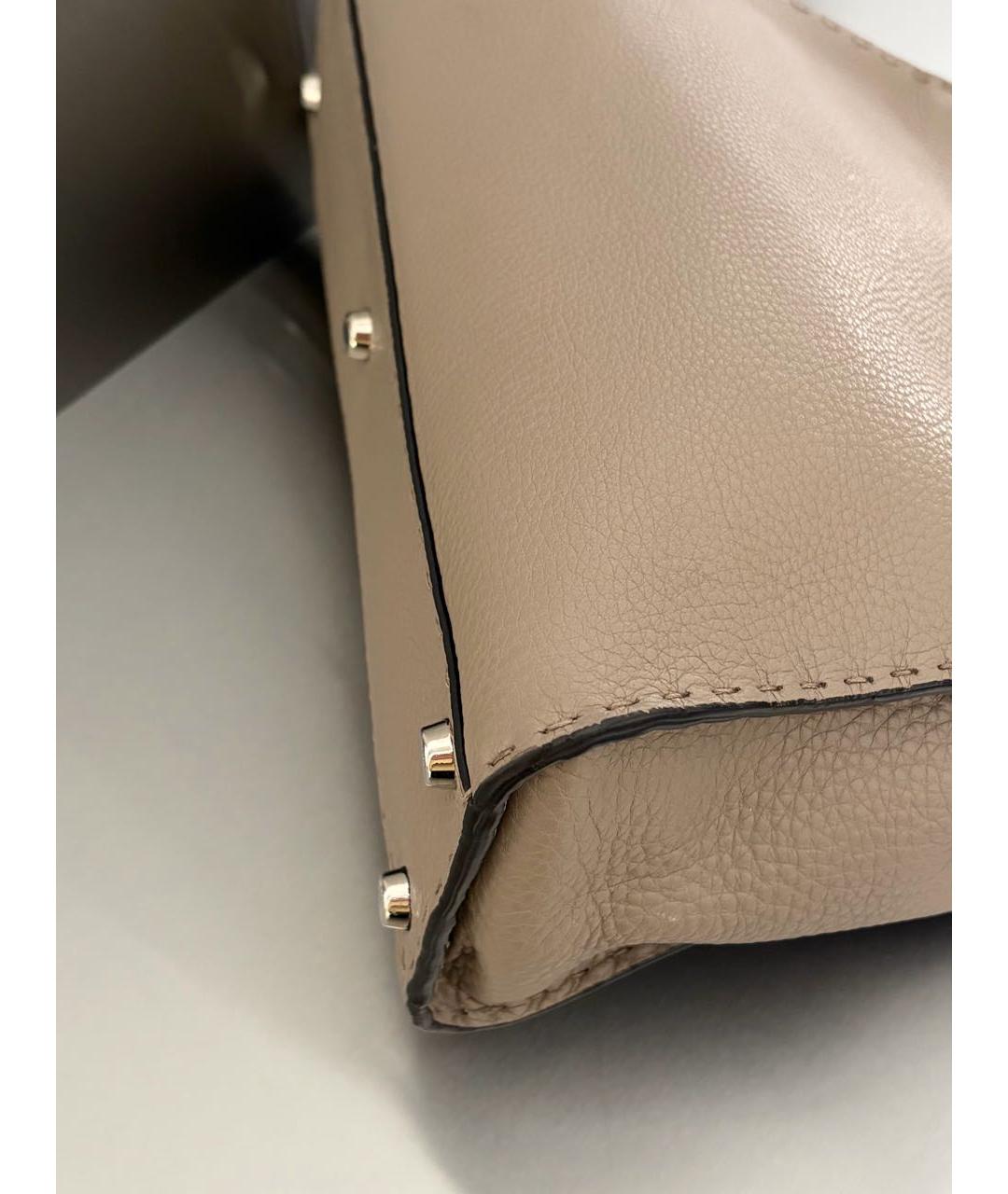 FENDI Кожаная сумка тоут, фото 4