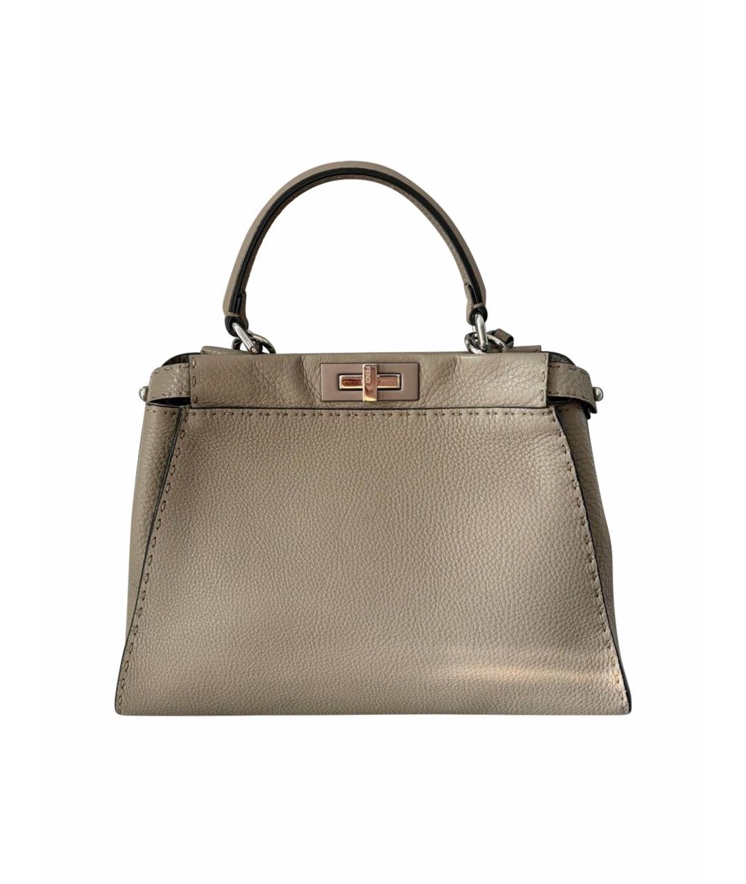 FENDI Кожаная сумка тоут, фото 1