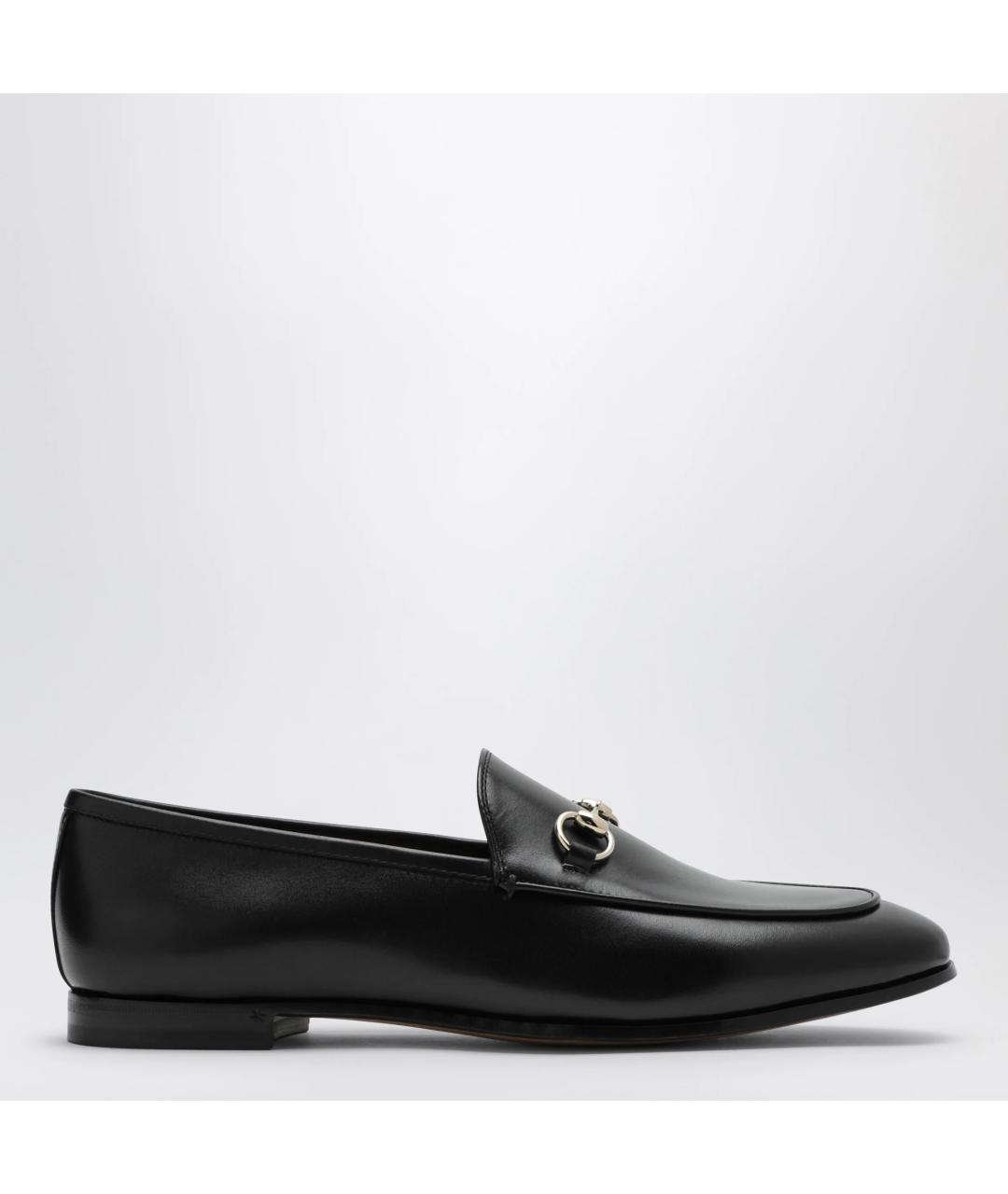 GUCCI Черные кожаные лоферы, фото 3