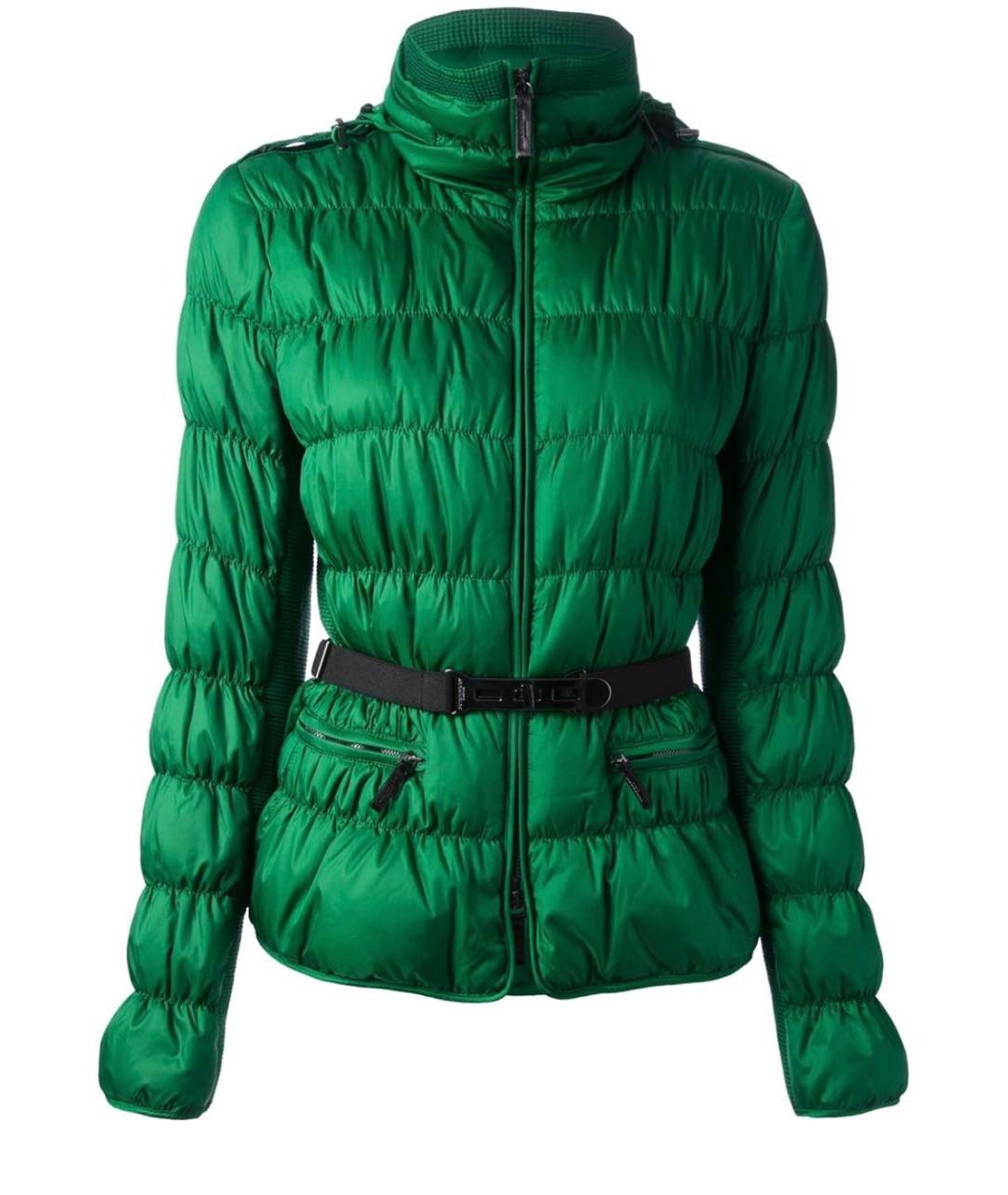 BURBERRY Зеленая полиэстеровая куртка, фото 1