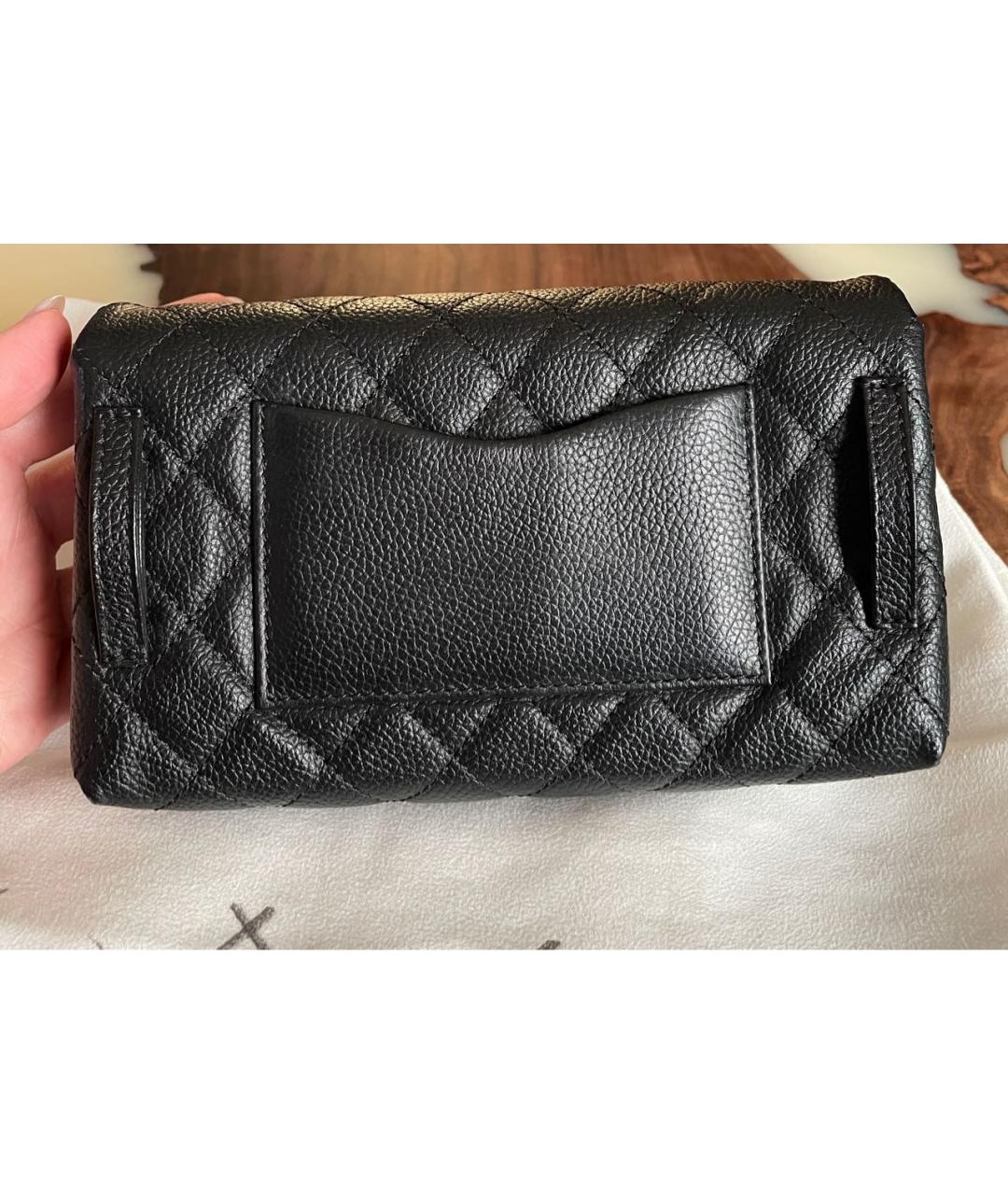 CHANEL Черная кожаная поясная сумка, фото 3