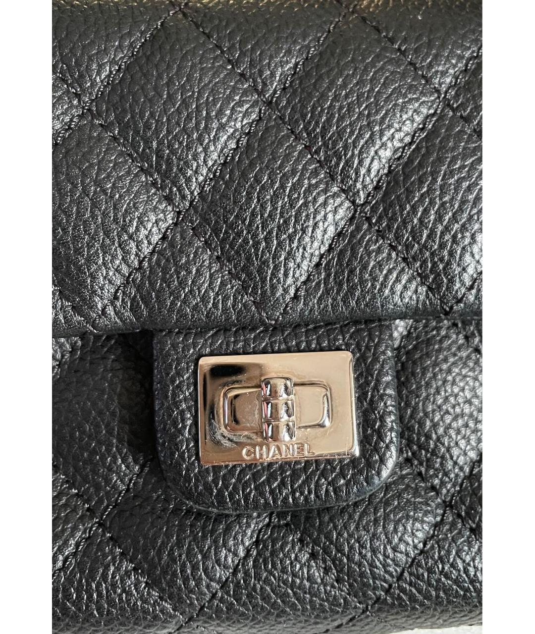 CHANEL Черная кожаная поясная сумка, фото 6