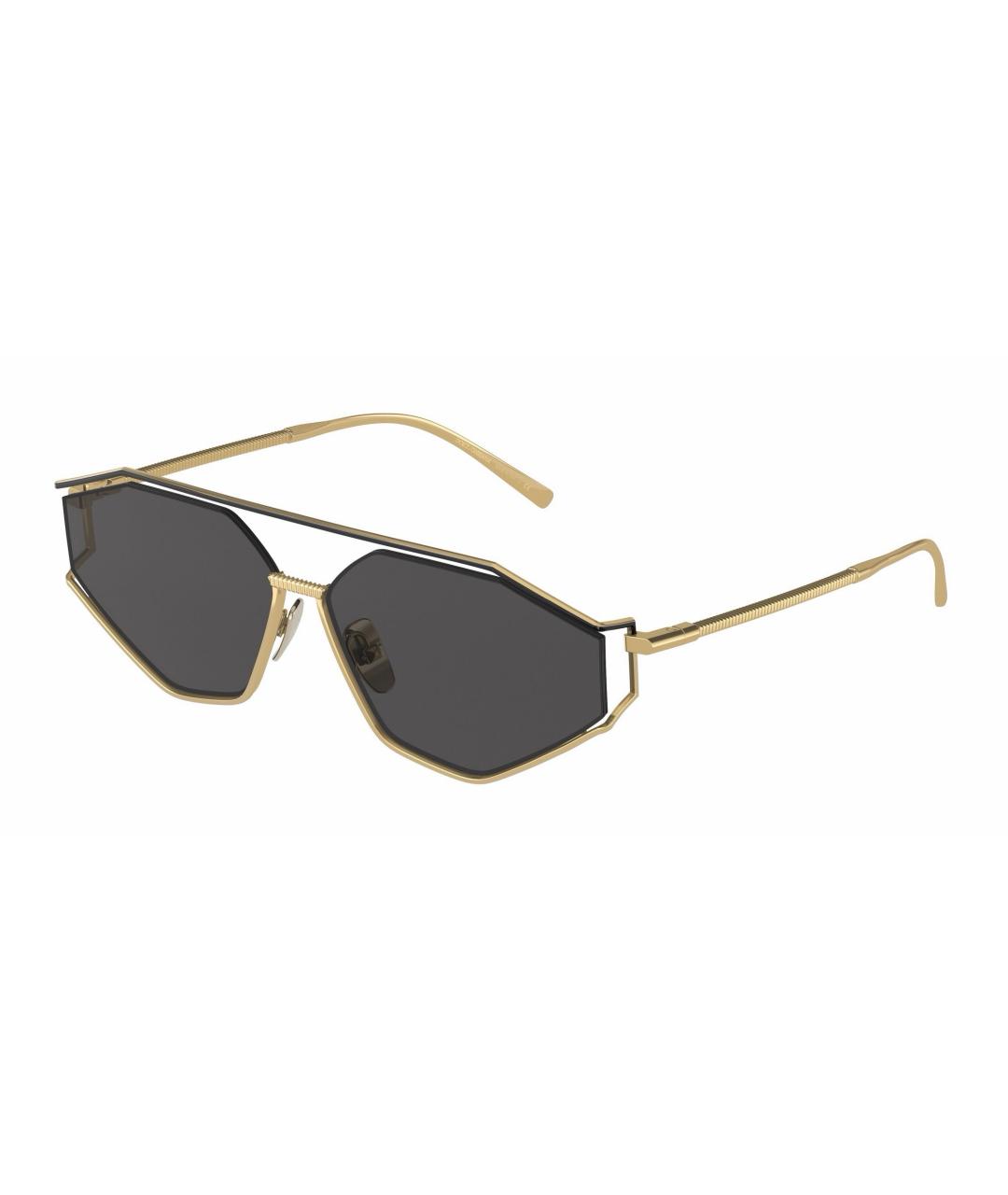 DOLCE&GABBANA Мульти металлические солнцезащитные очки, фото 2