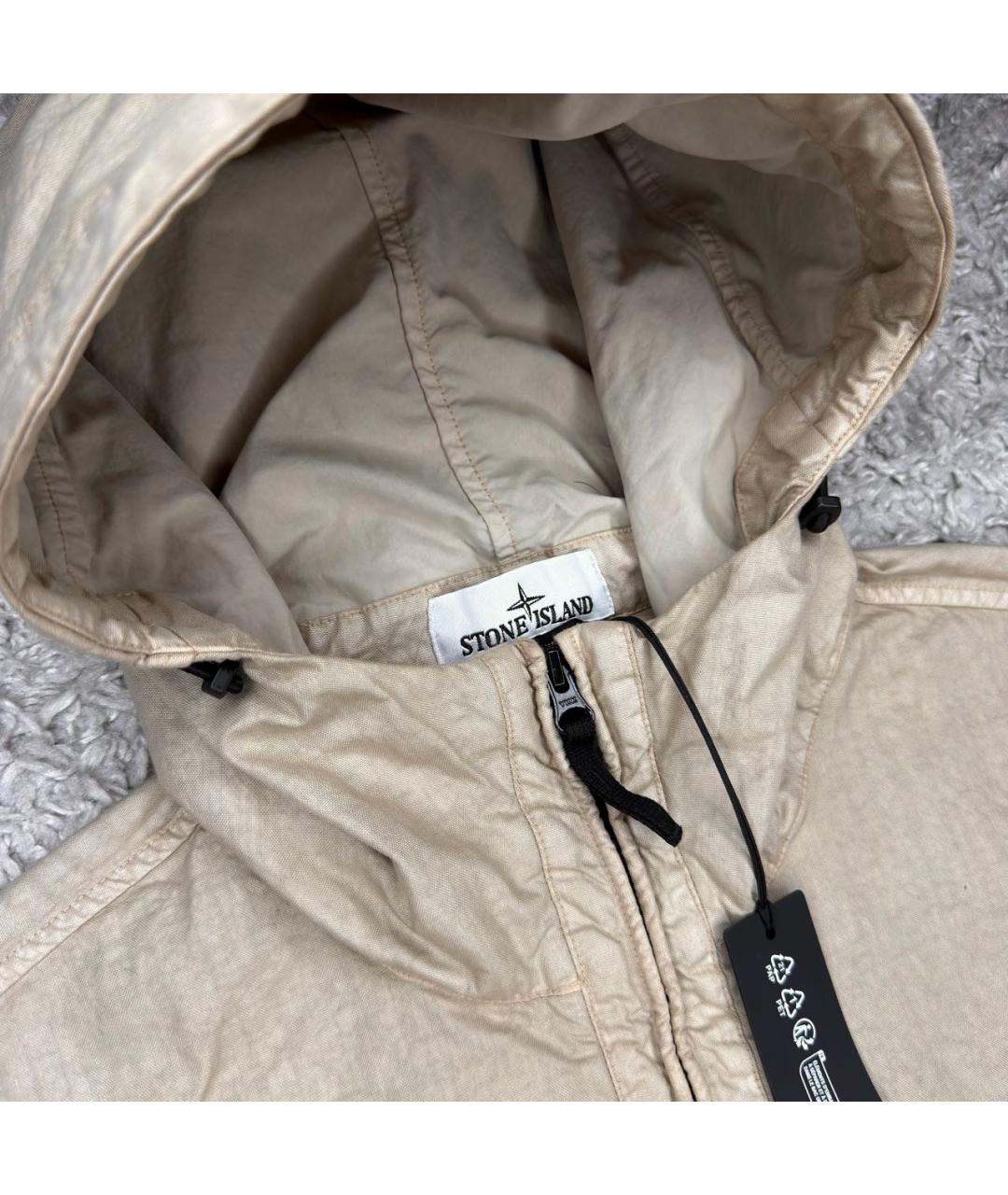 STONE ISLAND Бежевая куртка, фото 4