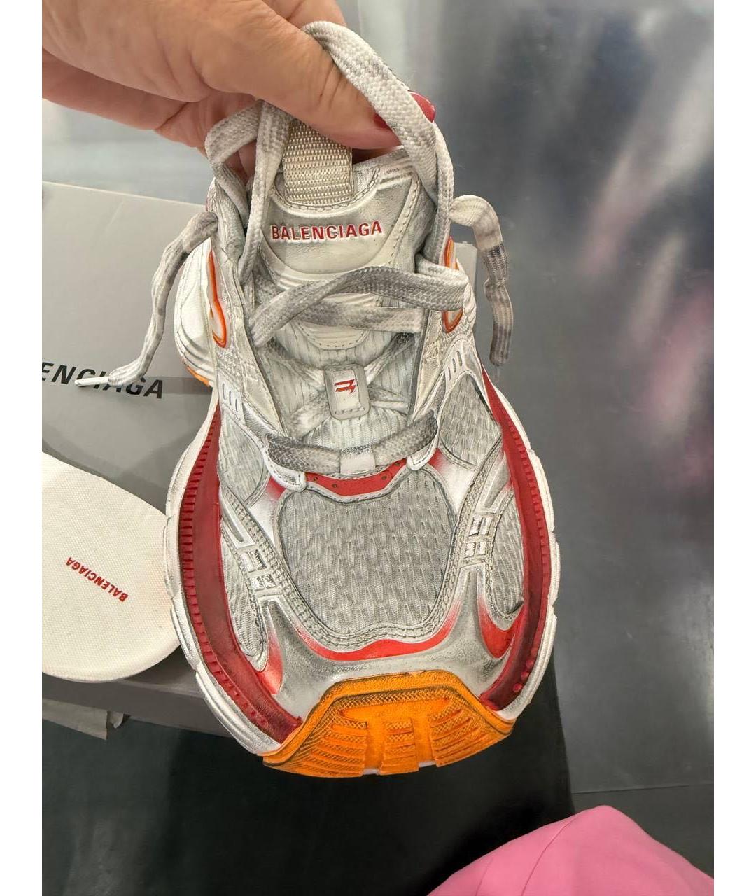 BALENCIAGA Белые текстильные кроссовки, фото 2