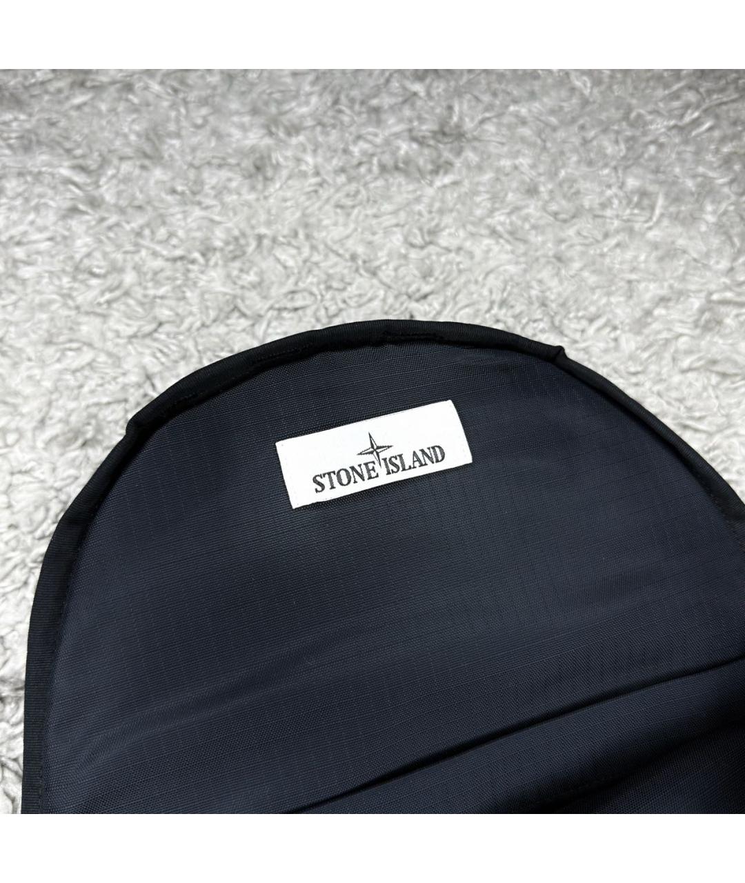 STONE ISLAND Черный рюкзак, фото 5