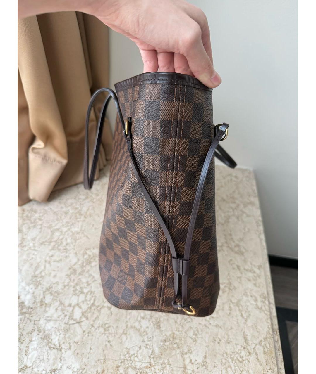 LOUIS VUITTON Коричневая сумка тоут, фото 8