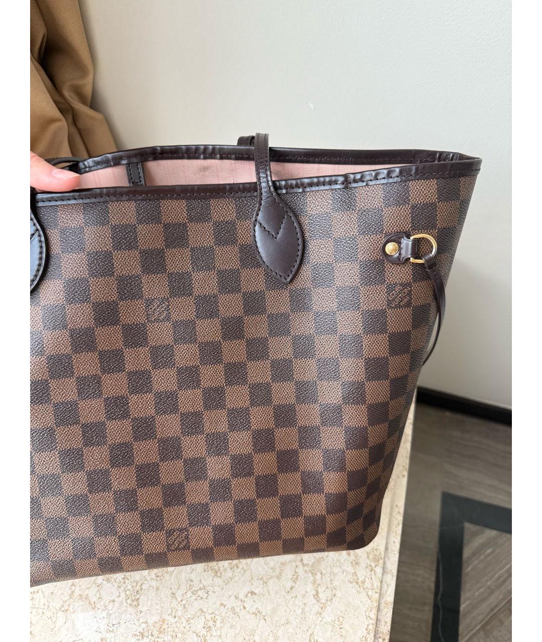 LOUIS VUITTON Коричневая сумка тоут, фото 4