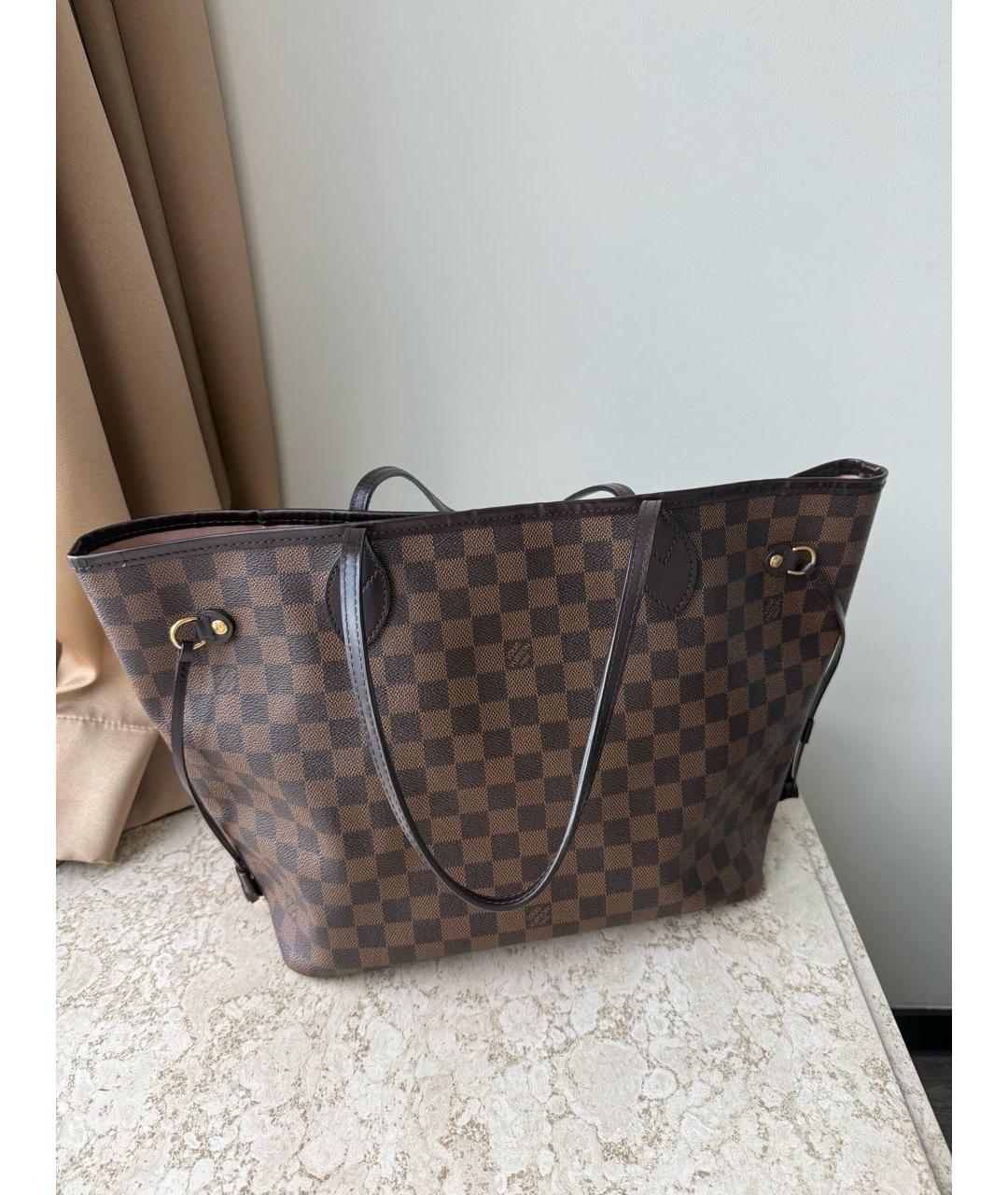 LOUIS VUITTON Коричневая сумка тоут, фото 5