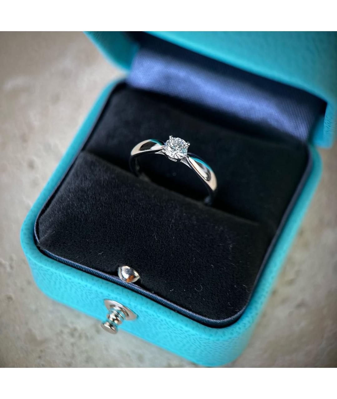 TIFFANY&CO Серебряное платиновое кольцо, фото 4