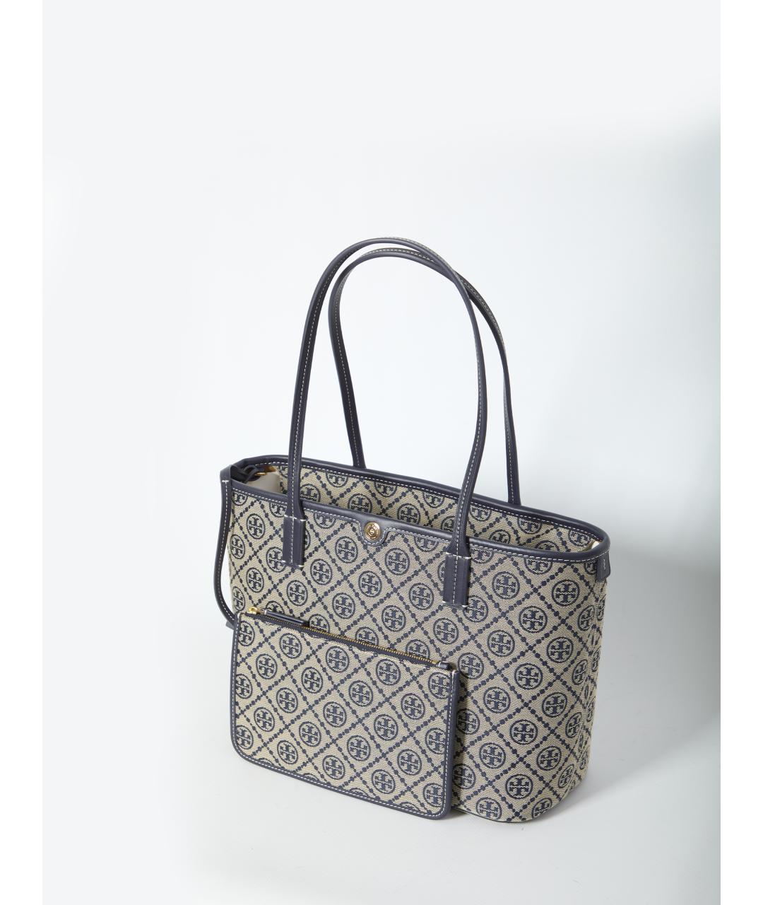 TORY BURCH Мульти хлопковая сумка тоут, фото 4