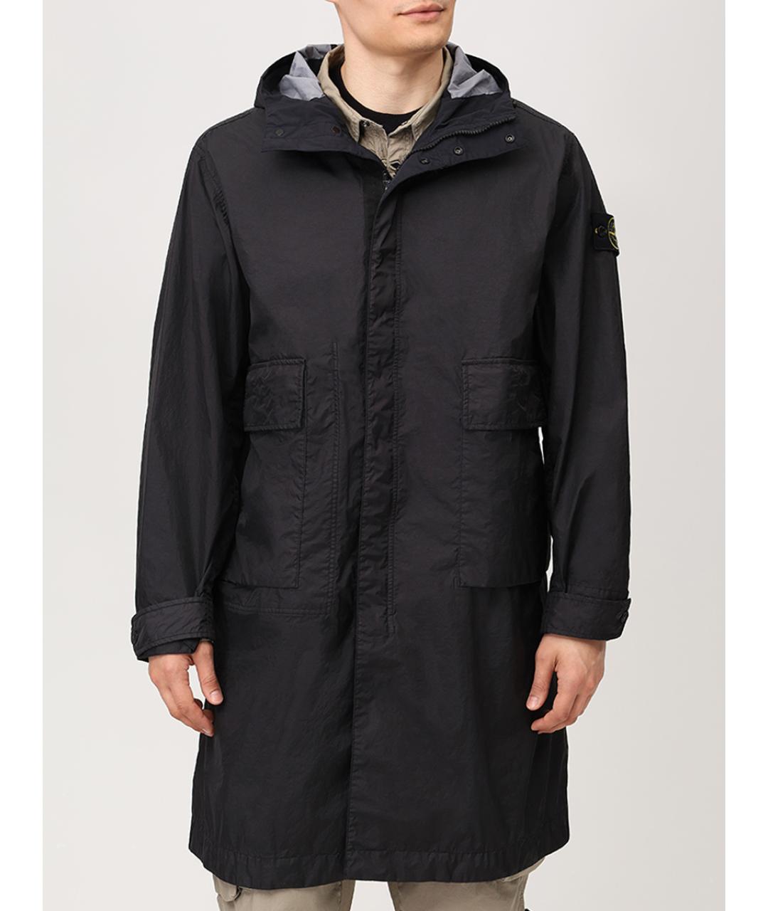 STONE ISLAND Черная парка, фото 4