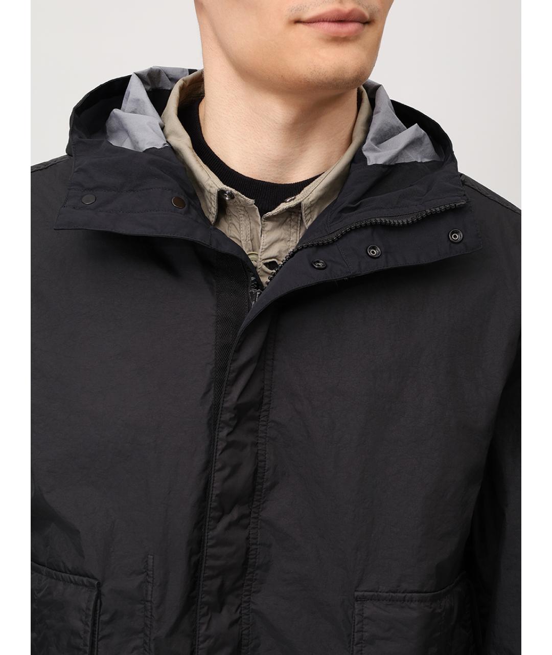 STONE ISLAND Черная парка, фото 5