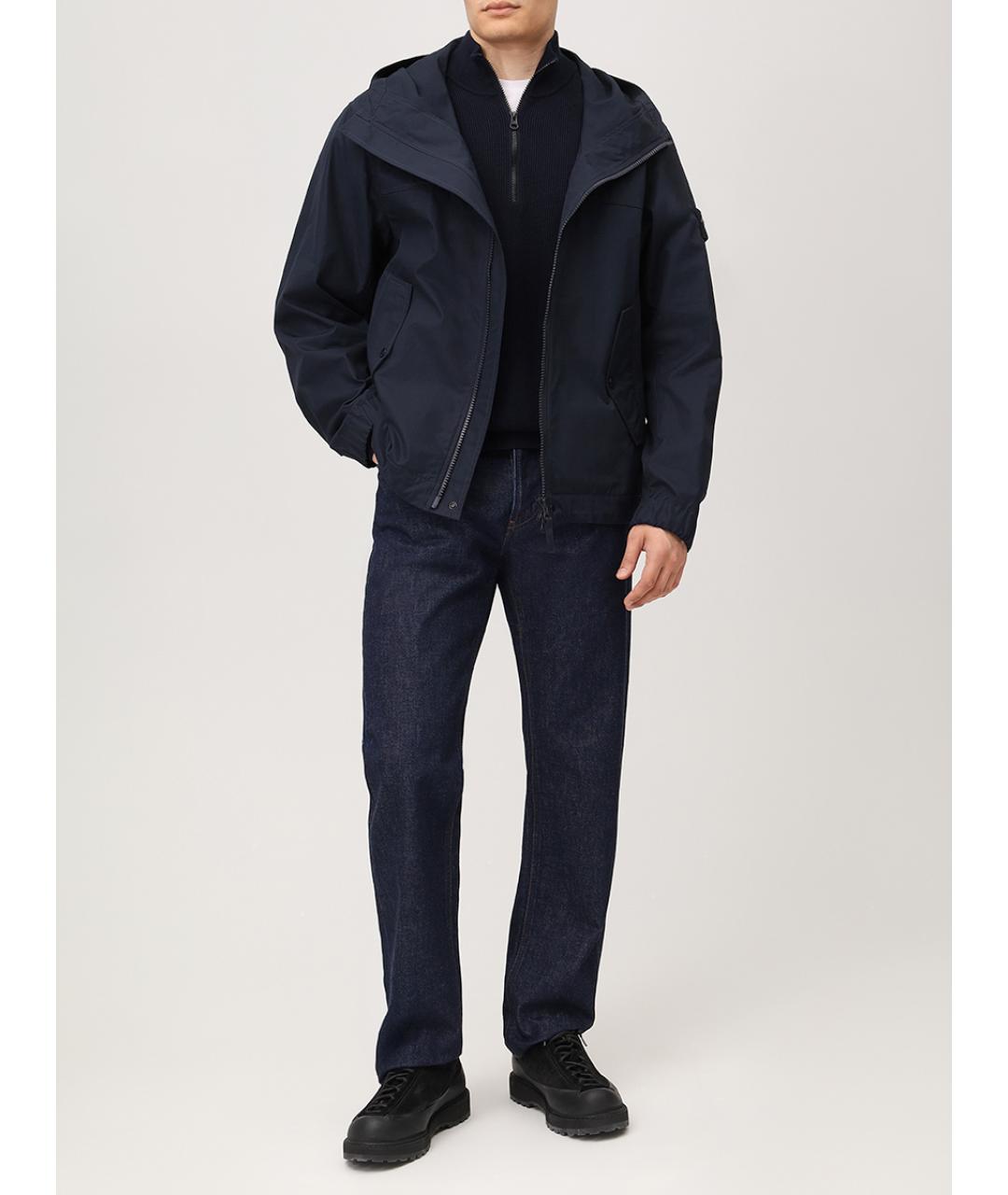 STONE ISLAND Синяя хлопковая куртка, фото 2