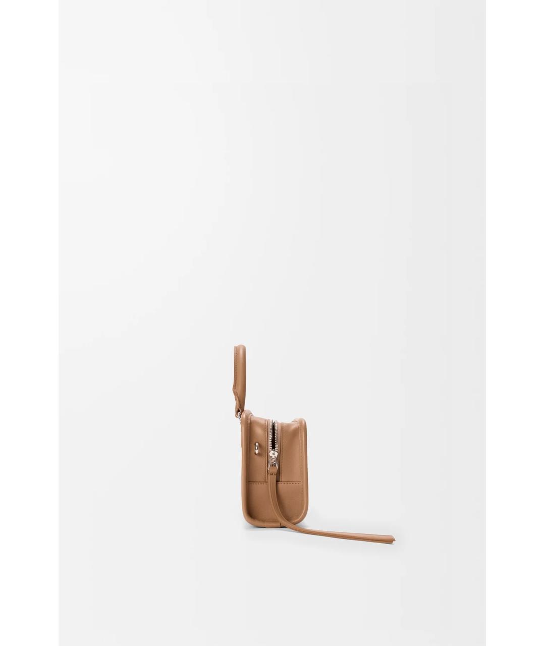 LOEWE Коричневая кожаная сумка тоут, фото 4