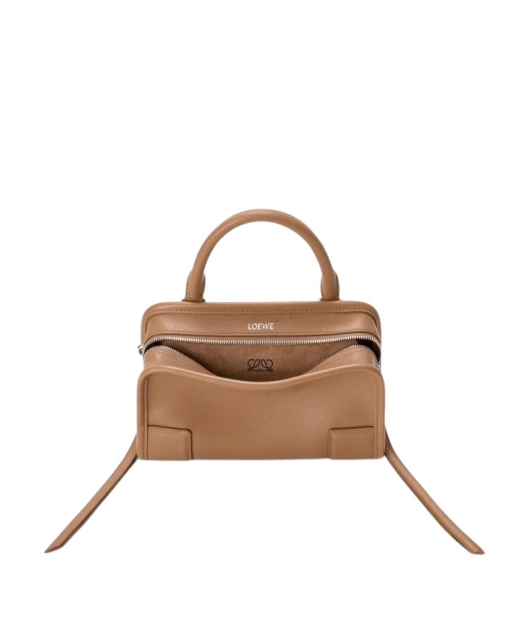 LOEWE Коричневая кожаная сумка тоут, фото 1