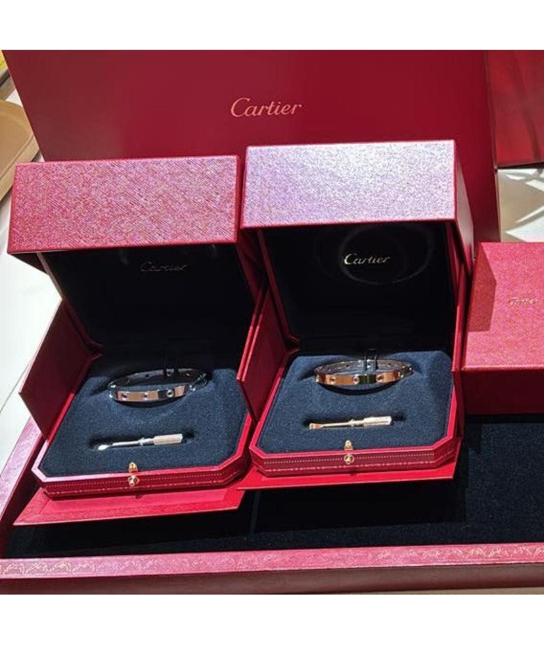 CARTIER Серебряный браслет из белого золота, фото 4