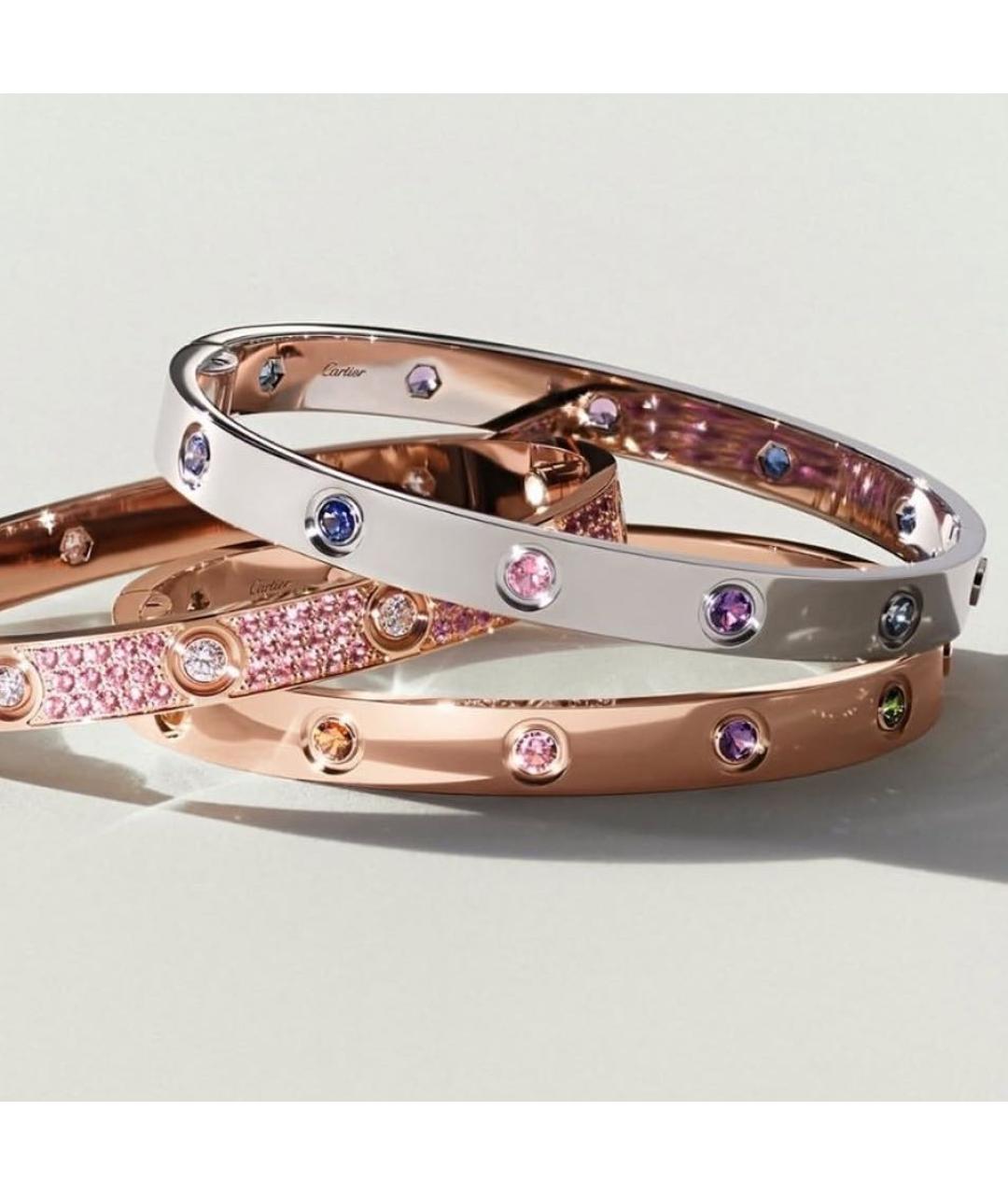 CARTIER Серебряный браслет из белого золота, фото 2