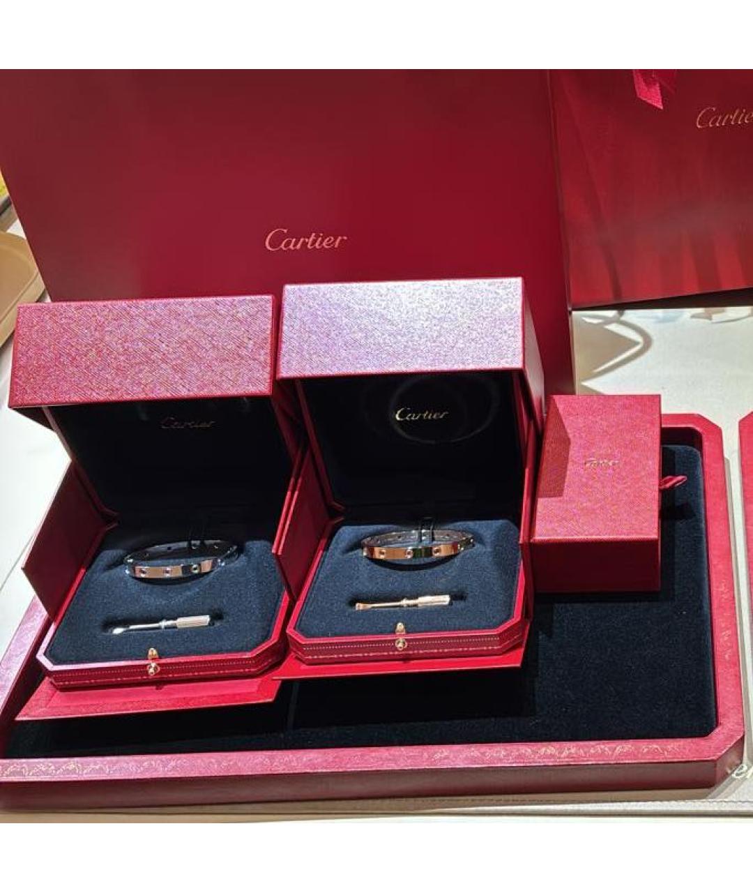 CARTIER Серебряный браслет из белого золота, фото 6