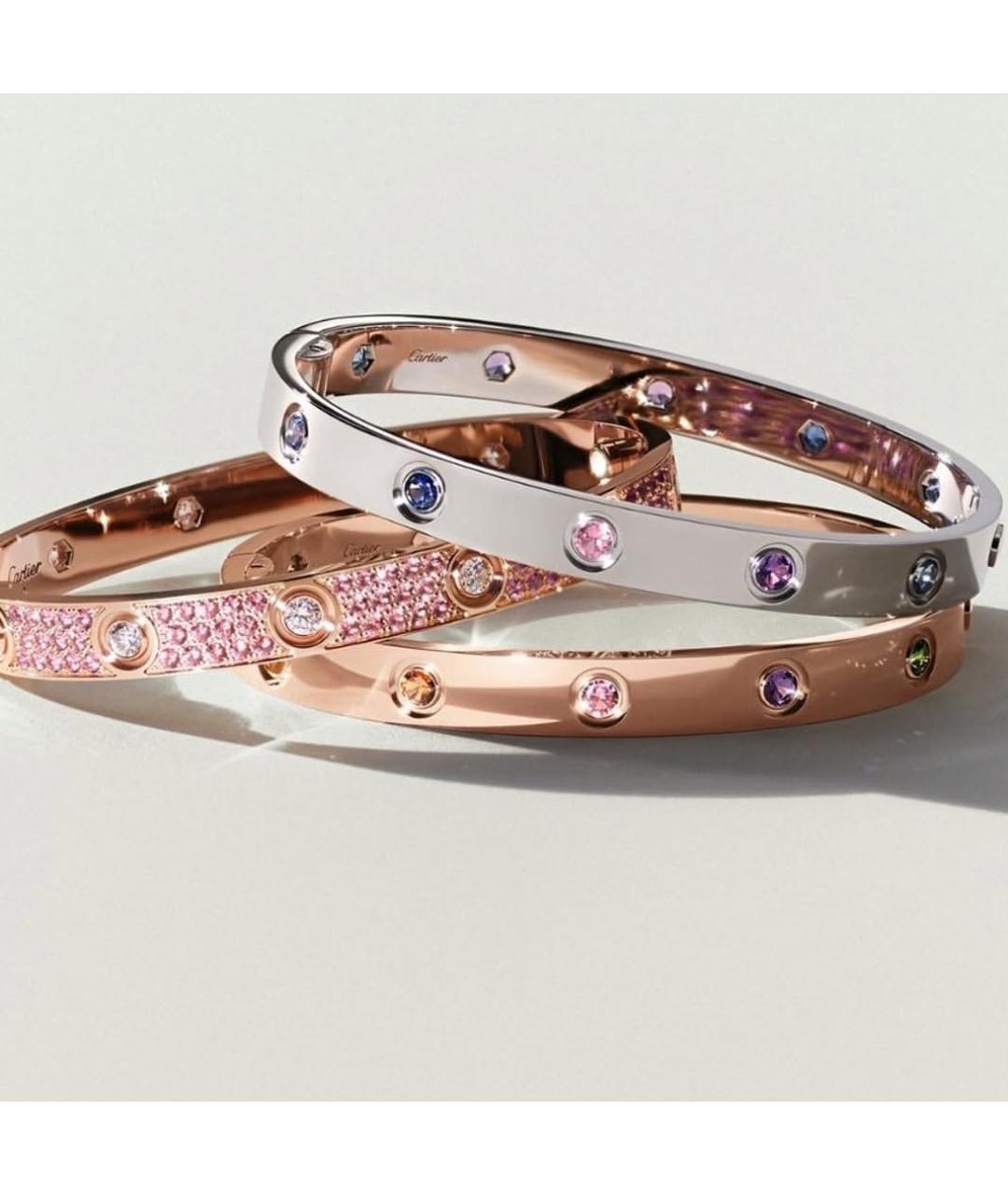 CARTIER Серебряный браслет из белого золота, фото 3