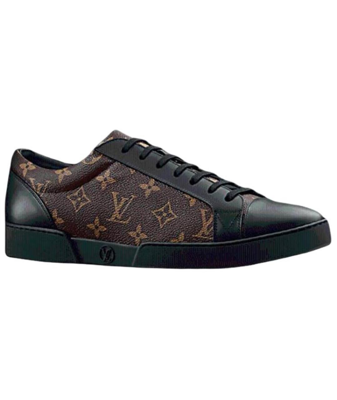 LOUIS VUITTON Коричневые низкие кроссовки / кеды, фото 1