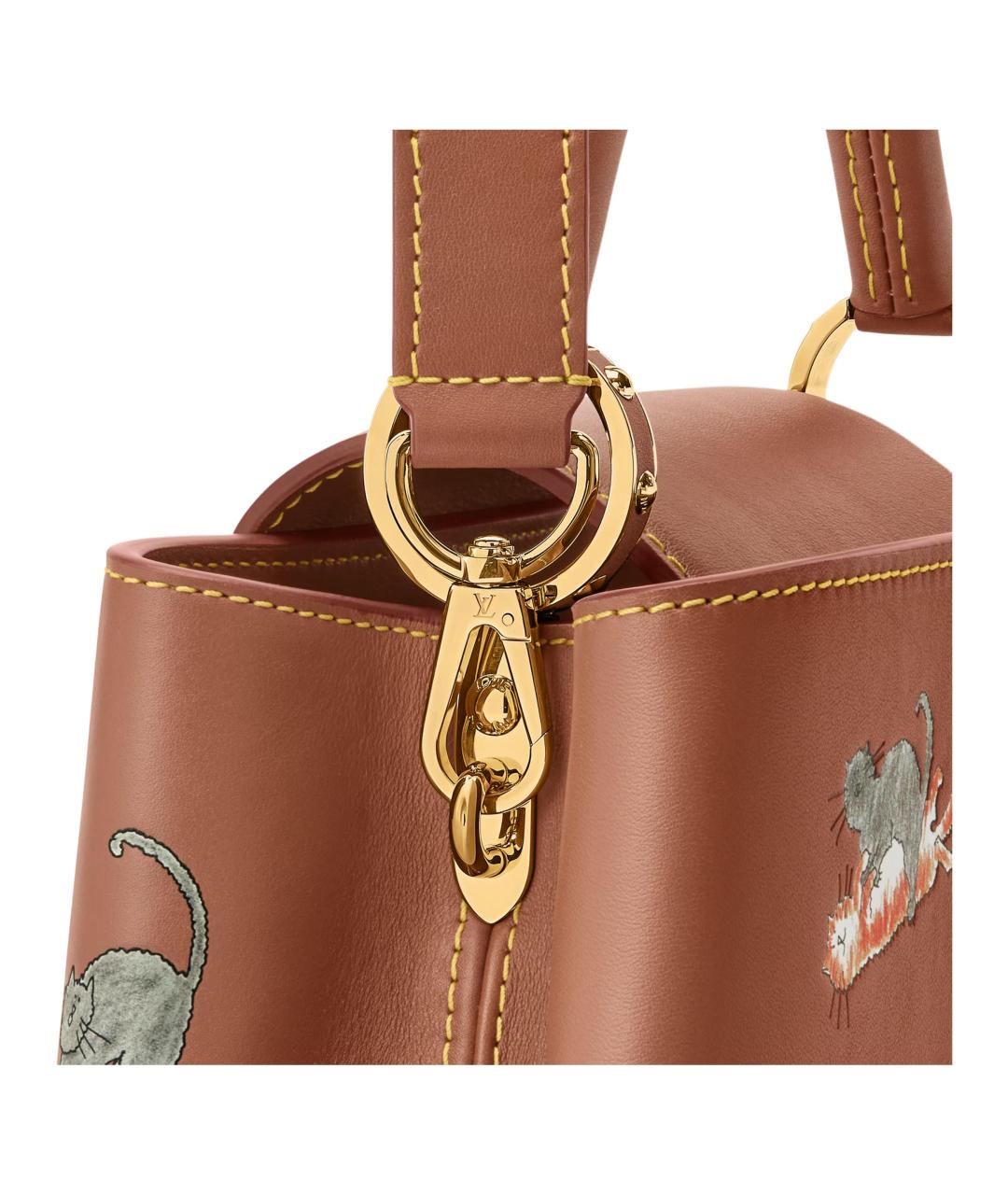 LOUIS VUITTON Коричневая сумка через плечо, фото 5