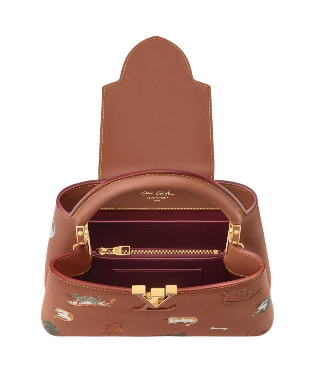 LOUIS VUITTON Коричневая сумка через плечо, фото 3