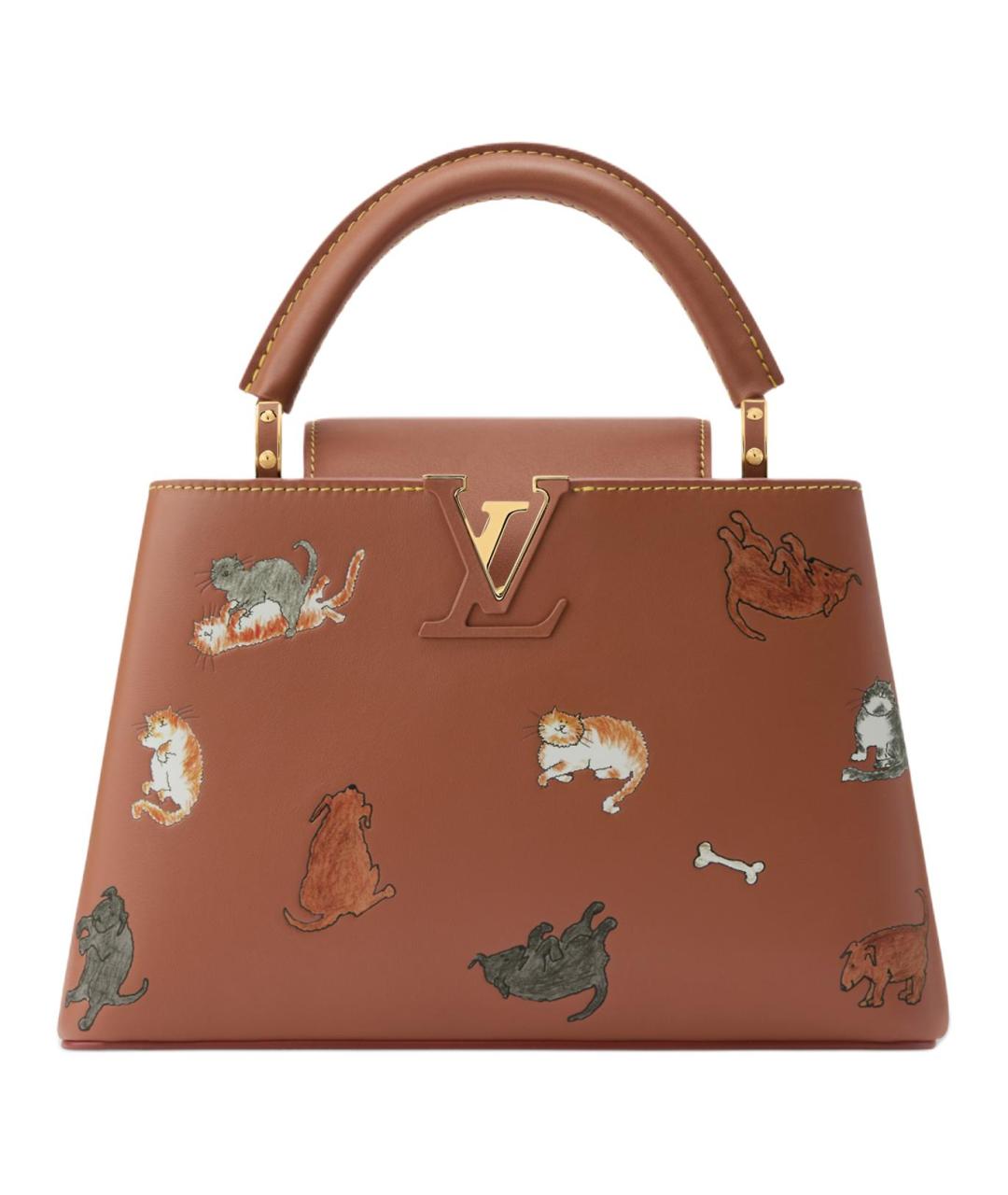 LOUIS VUITTON Коричневая сумка через плечо, фото 1