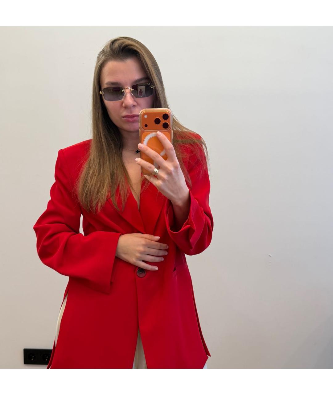 RAY BAN Синие металлические солнцезащитные очки, фото 6