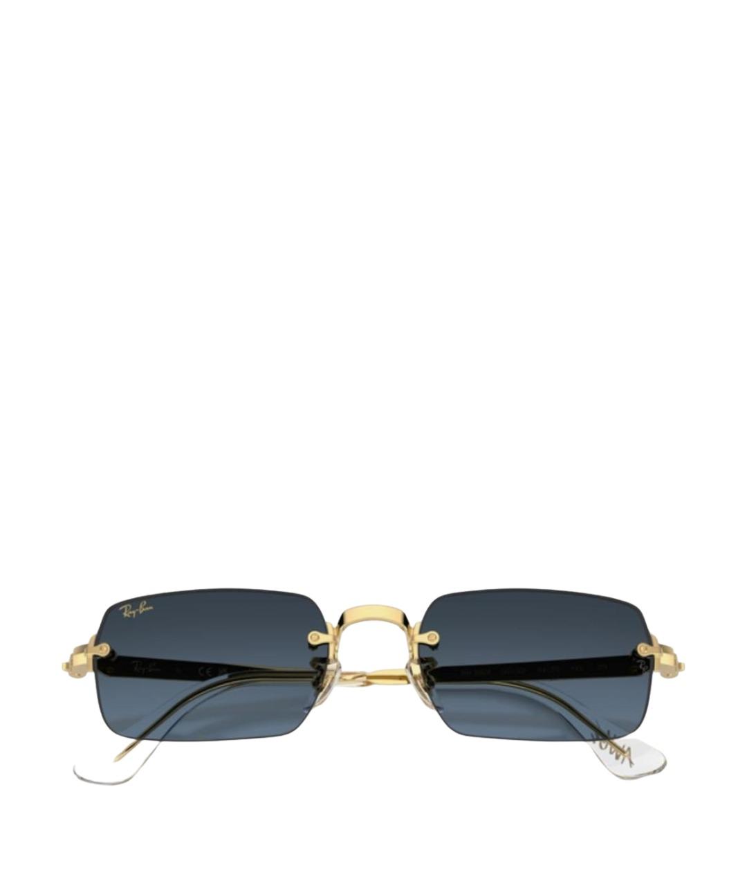 RAY BAN Синие металлические солнцезащитные очки, фото 1