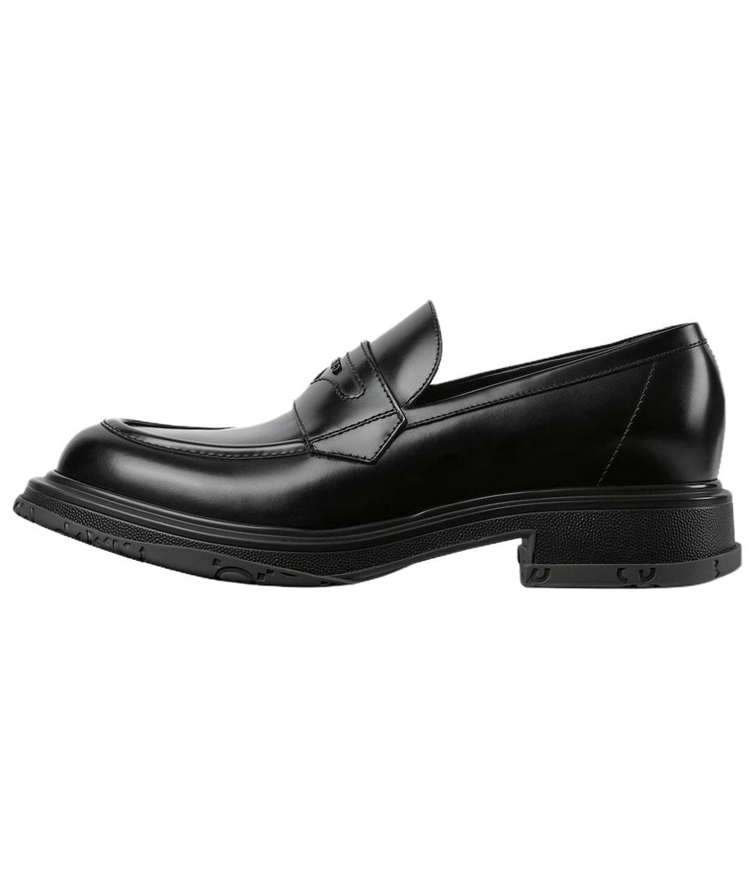 GUCCI Черные кожаные лоферы, фото 2