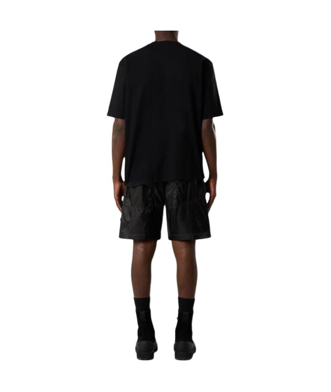 STONE ISLAND Черная футболка, фото 3