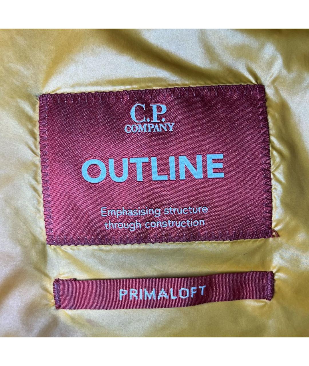 CP COMPANY Оранжевый полиамидовый пуховик, фото 6